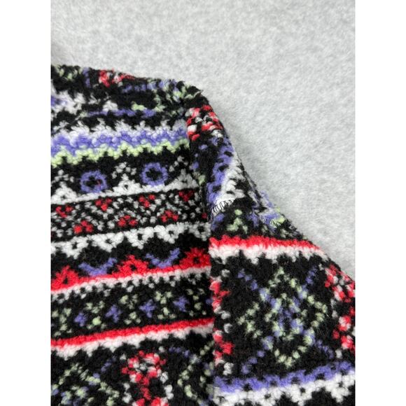 DSG Youth Girls Size XL Cozy Fleece Full Zip Jacket Funky Fair Isle NWT - Picture 6 of 12